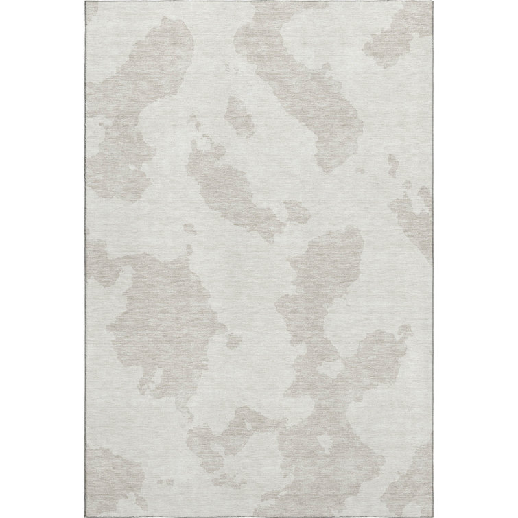 Premium Machine Washable Prisco Ivory Rug