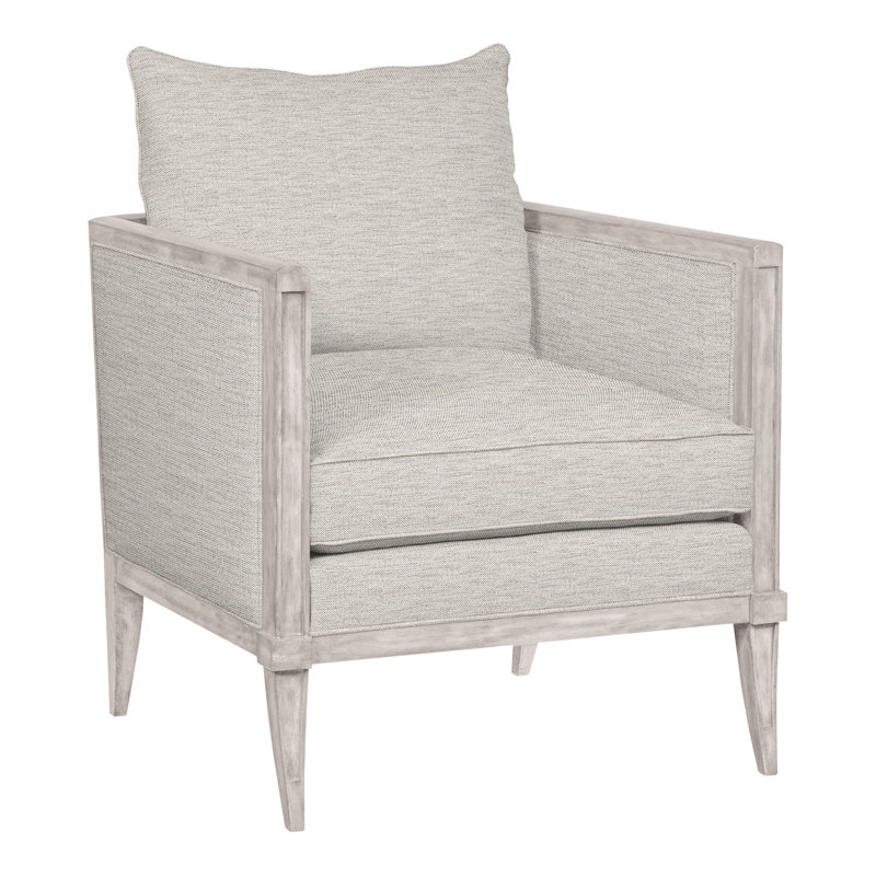 Fauteuil camée Compendium 28,5 po, Impala lin, Gris tourterelle
