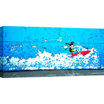 Off The Wall - Wrapped Canvas Print