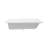 Voltaire 72 x 36 Left Drain Soaking Alcove Bathtub in Glossy White with Integrated Armrest-119665139