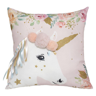 Ajnag Multicolour Square Cushion