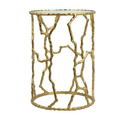 Table de bout en verre