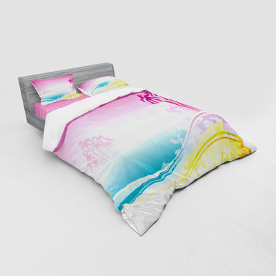 Luau Coastal Duvet Cover