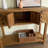 39.37" Natural Colour Rectangular Solid Wood Console Table