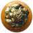 Antique Brass/Maple Wood