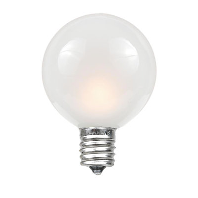 7 Watt, G50 Light Bulb, E12/Candelabra Base