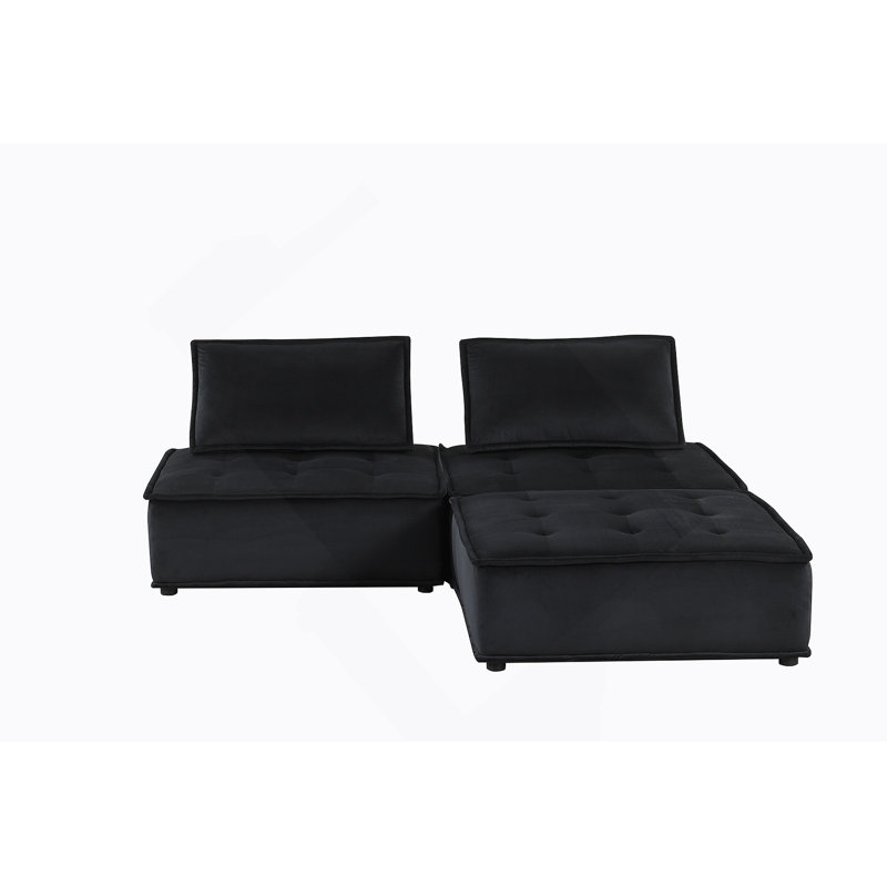 Canapé modulaire 80 po 3 pièces