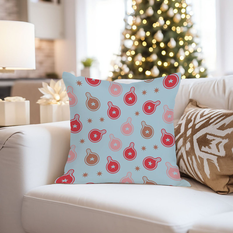 Holiday Christmas Presents Pattern III Modern, 16"H x 16"W
