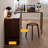 Simple Black Walnut Solid Wood Retractable Vanity. Vanity