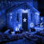 LED Icicle Lights Cool White Christmas String Lights with 8 Modes for Indoor and Outdoor Use-1987955070-1987955066