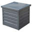Alpen Home Folcroft 72cm W 200L Water Resistant Metal Lockable Deck Box in Black
