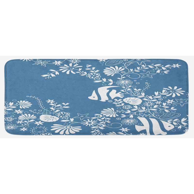 Coastal Synthetic Kitchen Mat