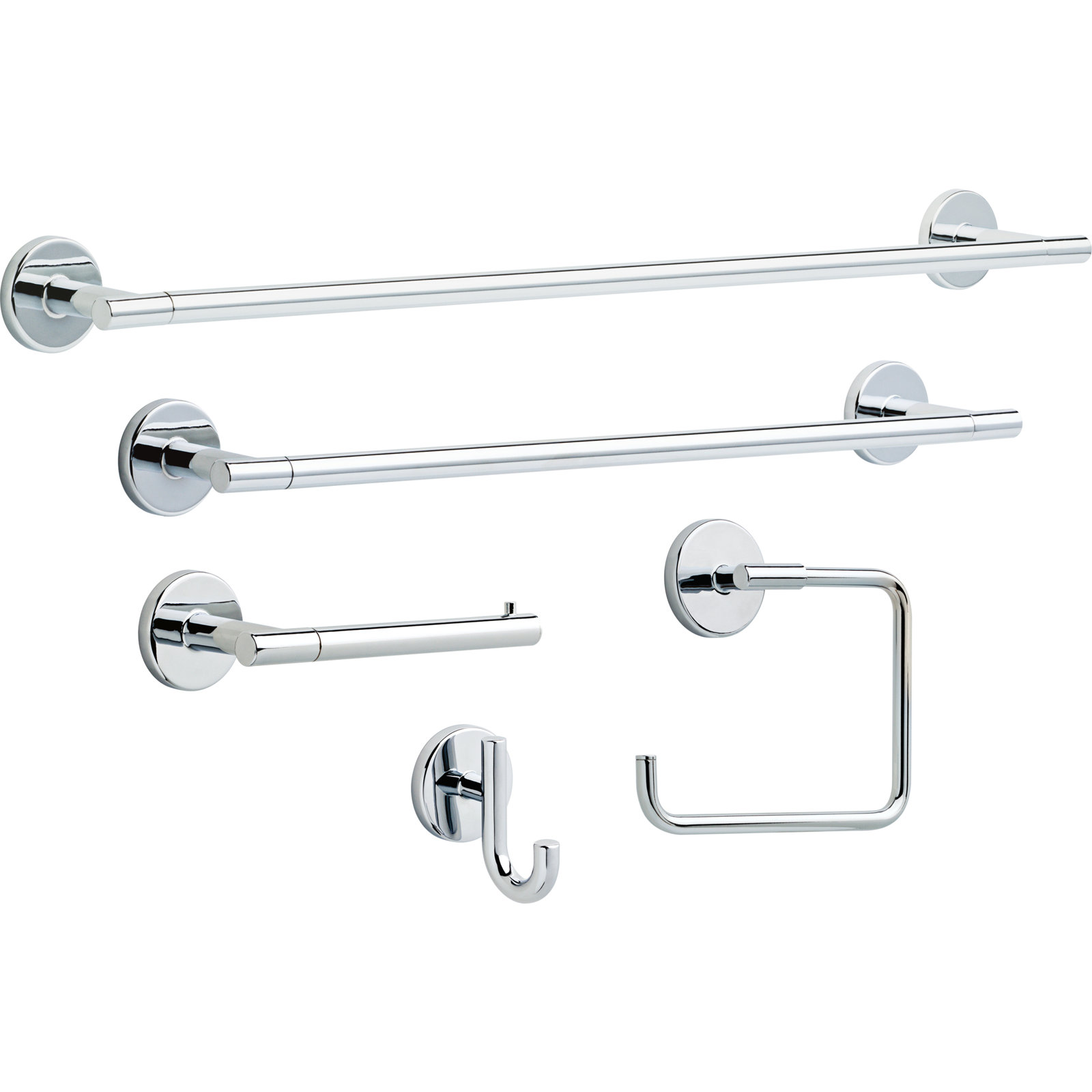 Trinsic Wall Mount Towel Bar Bath Hardware Accessory, Chrome, 2.25'' H x 33.25'' W x 3.38'' D