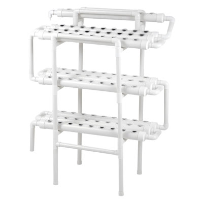 Ensemble de système de culture hydroponique pour tuyaux UPVC