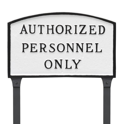 Weather Resistant Metal Garden Sign