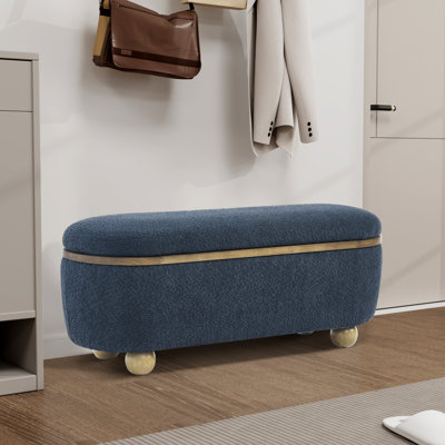 Banc de rangement à couvercle rabattable l 43,3 po