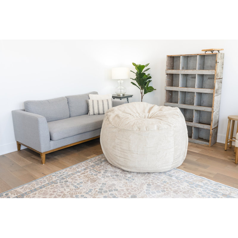 Sac en mousse de luxe moyen Haven, H 30 po x l 21 po x P 21 po, Gris