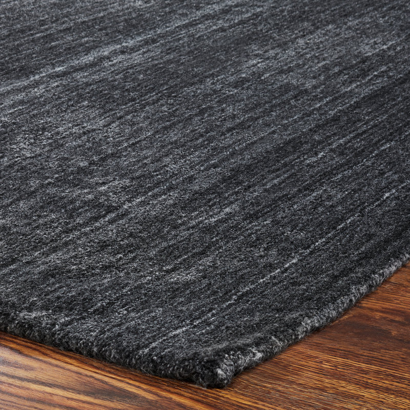 Dona Area Rug in Dark Gray, Runner 2'6" x 10'