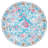 Dall Floral Light Blue/Pink Area Rug-1841551985