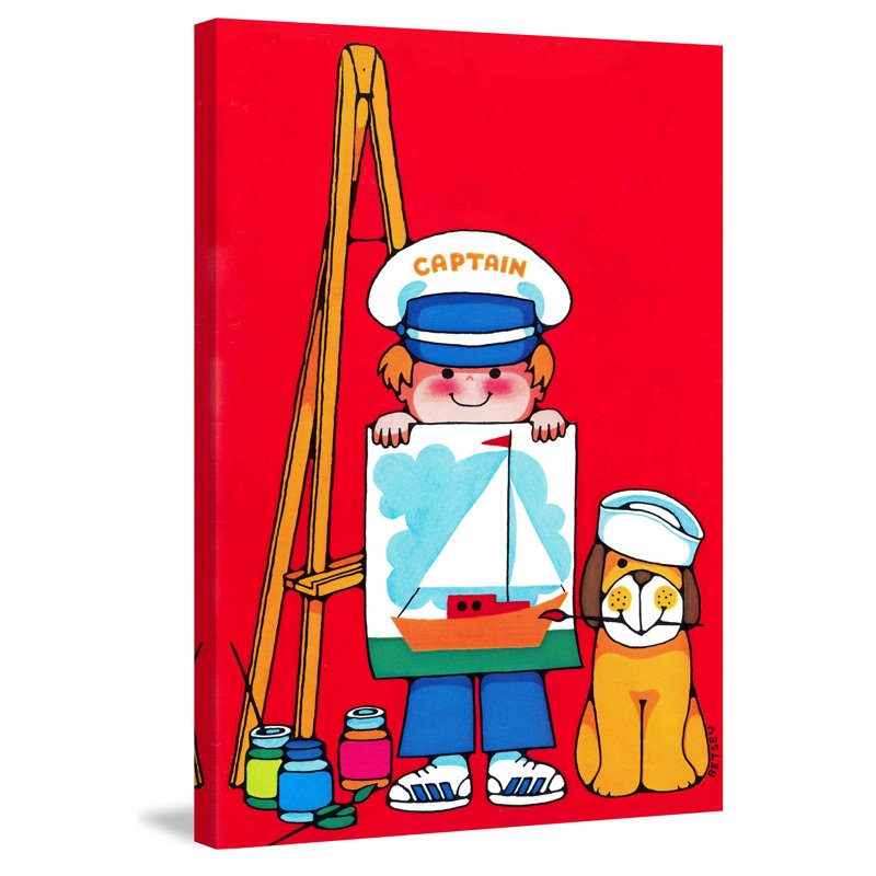 Captain - Painting on Canvas, 61cm H x 41cm W