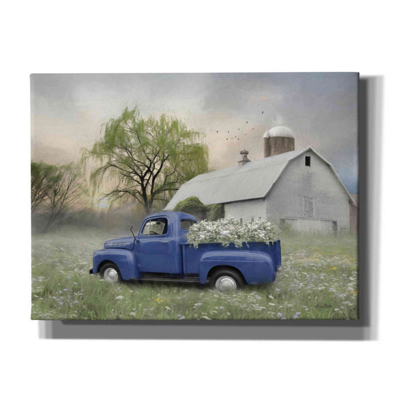 «Old Fashioned Spring» par Lori Deiter, art mural sur toile, H 12 po x l 16 po x P 0,75 po