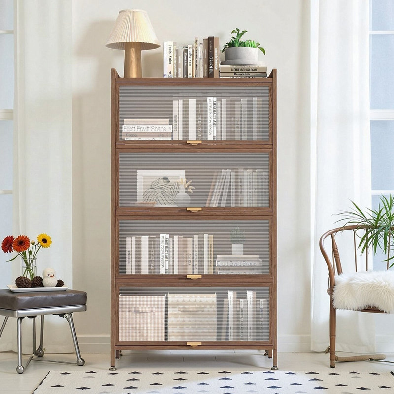 Armoire de cuisine 57 po H avec quatre portes rabattables