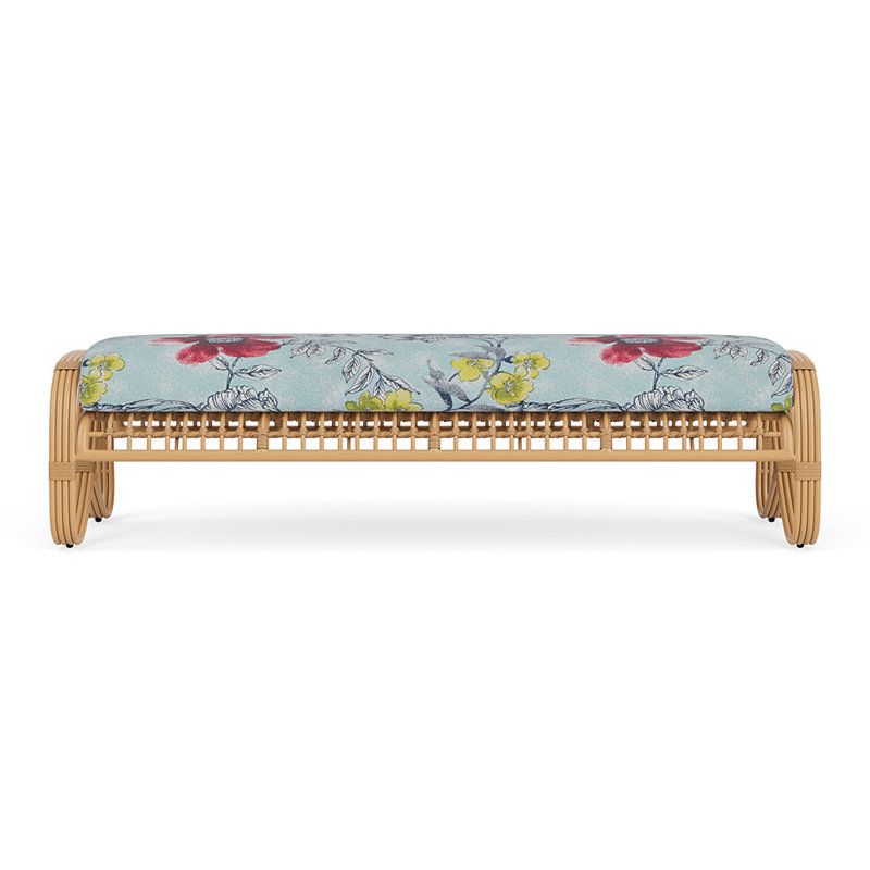Riviera Patio Bench, Serena Floral Meadow