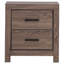 Table de chevet 2 tiroirs Brantford