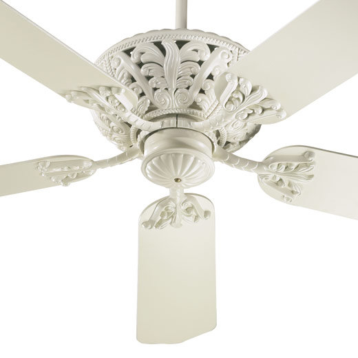 Wojtowicz 52'' Ceiling Fan, Antique White with Antique White Blades