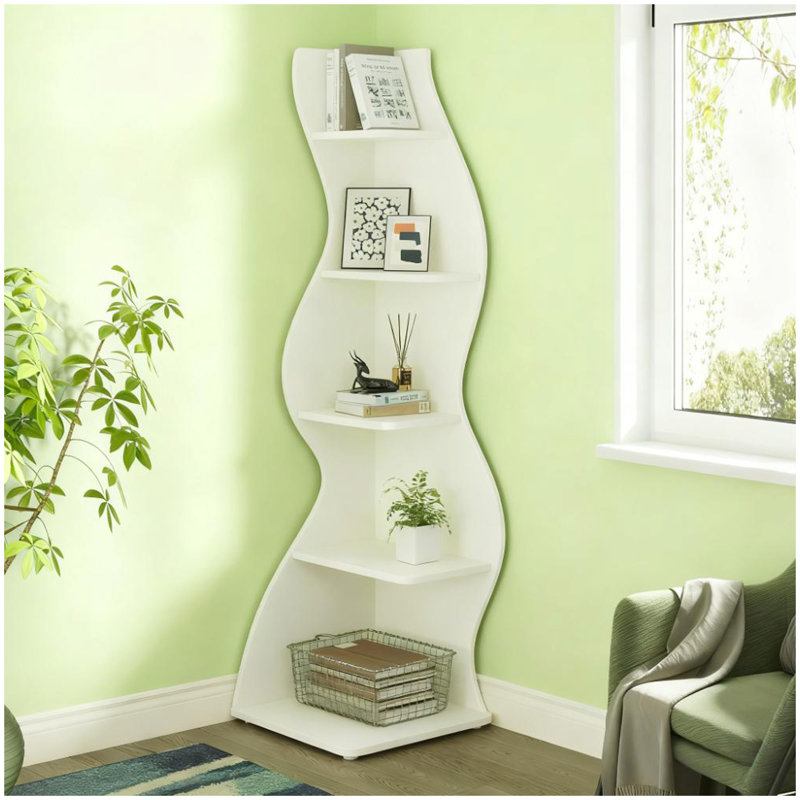 Support pour plante à 5 niveaux, Blanc