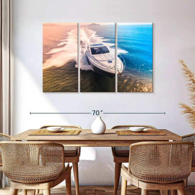Mehar Speeding Yacht, H 36 po x l 57 po