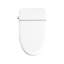 Toilette intelligente avec siège de nuit, siège chauffant, buse autonettoyante, séchage à l'air chaud, fermeture en douceur, capteur de pied de bidet en céramique à chasse automatique, buse auto, télécommande,