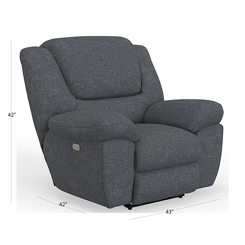 Fauteuil inclinable électrique Zero, Gris anthracite