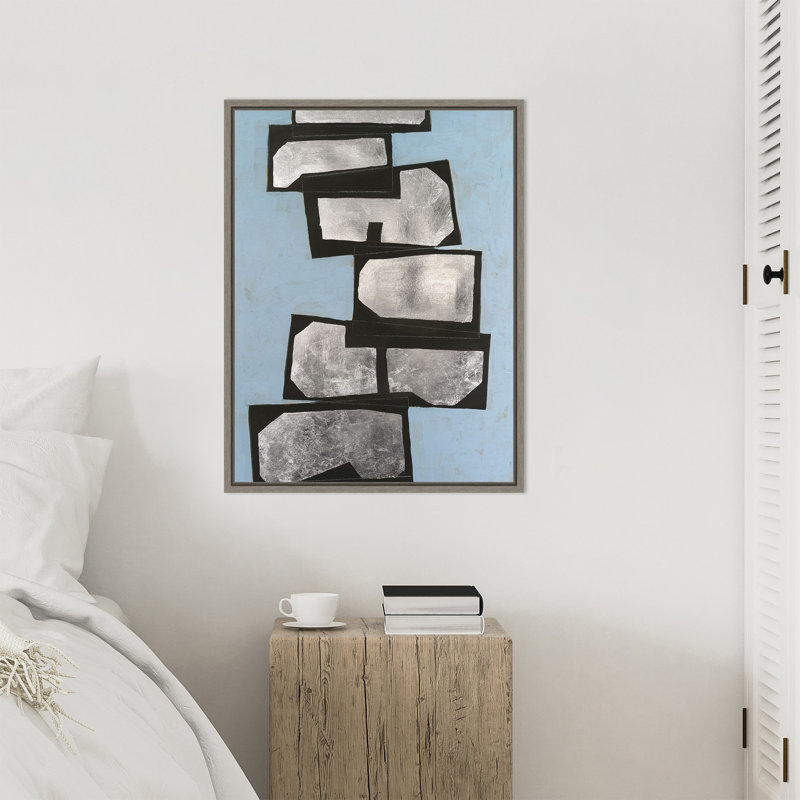 «Stacked Coffers IV» par Michael Willett, reproduction d'art sur toile encadrée, H 30 po x l 23 po