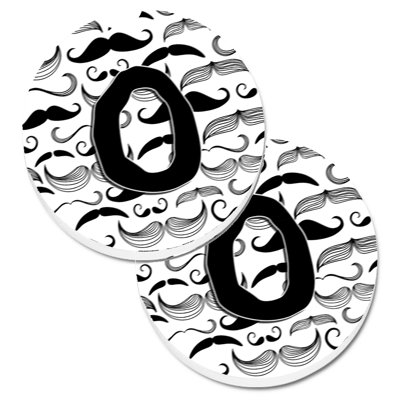 Sous-verre voiture moustache initial