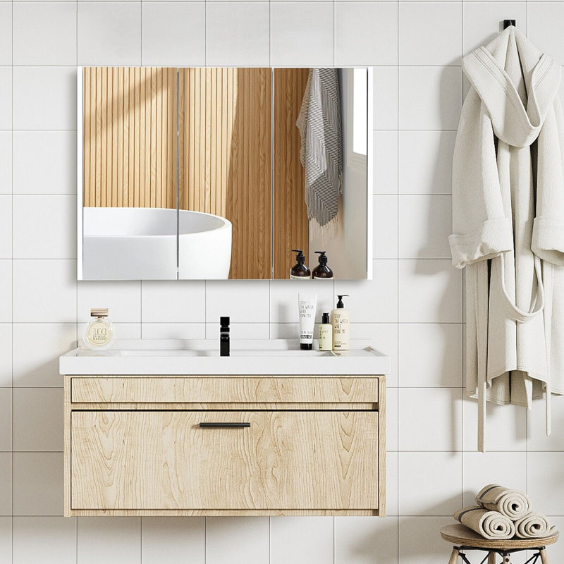 Mirrored Bathroom Cabinets
