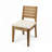 Outdoor Acacia Wood Armless Chairs with Cushions,Dining Chair-357943071