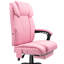 Fauteuil de bureau à 6 points de massage ergonomique et vibrant avec massage par vibration et dossier haut inclinable avec repose-pieds-1563122747