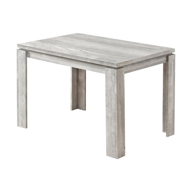 48" Rectangular Dining Table In Grey, Contemporary Look, Fits 4, For Kitchen & Room Modern Grey Table, ,