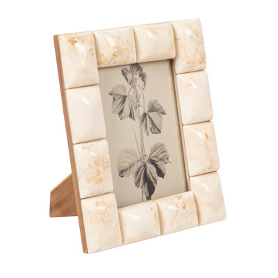 Marbled Resin Studded Photo Frame