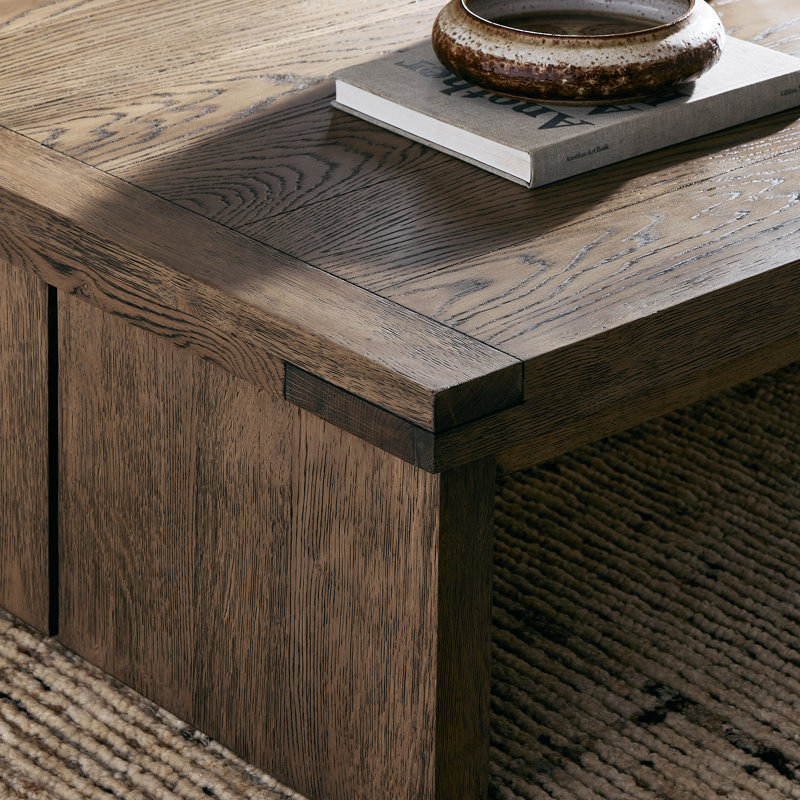 Warby Coffee Table, Worn Oak Veneer