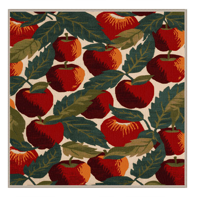 Washable Malay Apple Fruits Area Rug