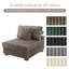 Upholstered Accent Chair with Footstool-1175667110