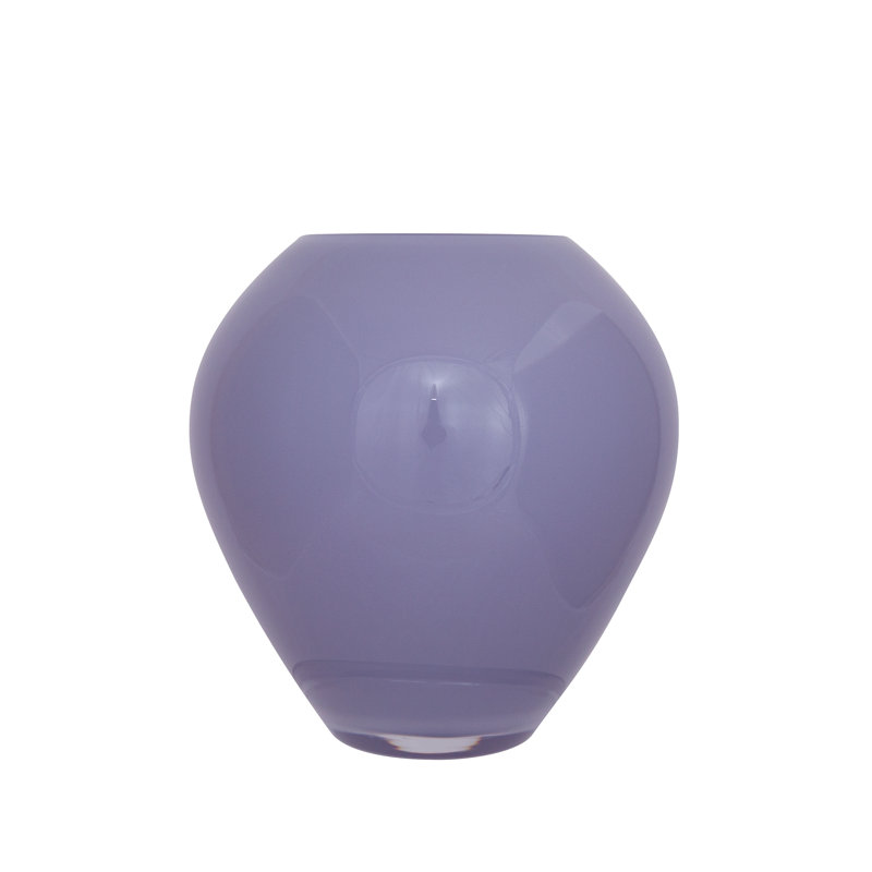 Livia Handmade Glass Table Vase, Blue