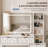 Dressing table, large glass countertop dressing table with LED mirror and built-in power supply-139023218