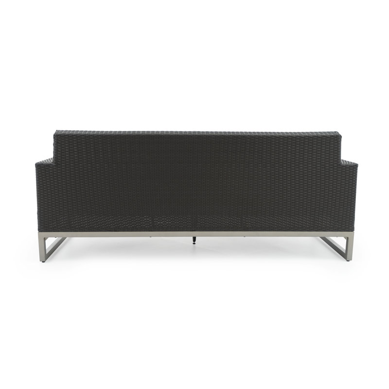 Sunbrella Outdoor 78In. Sofa - Grey, Charcoal Gray, Brown