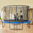VEVOR Round Backyard Trampoline with Safety Enclosure