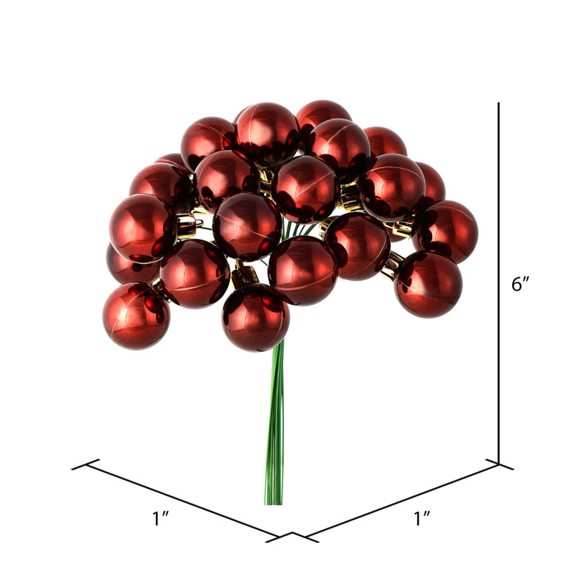 Solid Holiday Shaped Ornament, Burgundy