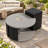 42" Outdoor Propane Fire Table – 50,000 BTU, Hidden Tank Storage, Weather-Resistant Zinc-Aluminum Top & Steel Frame