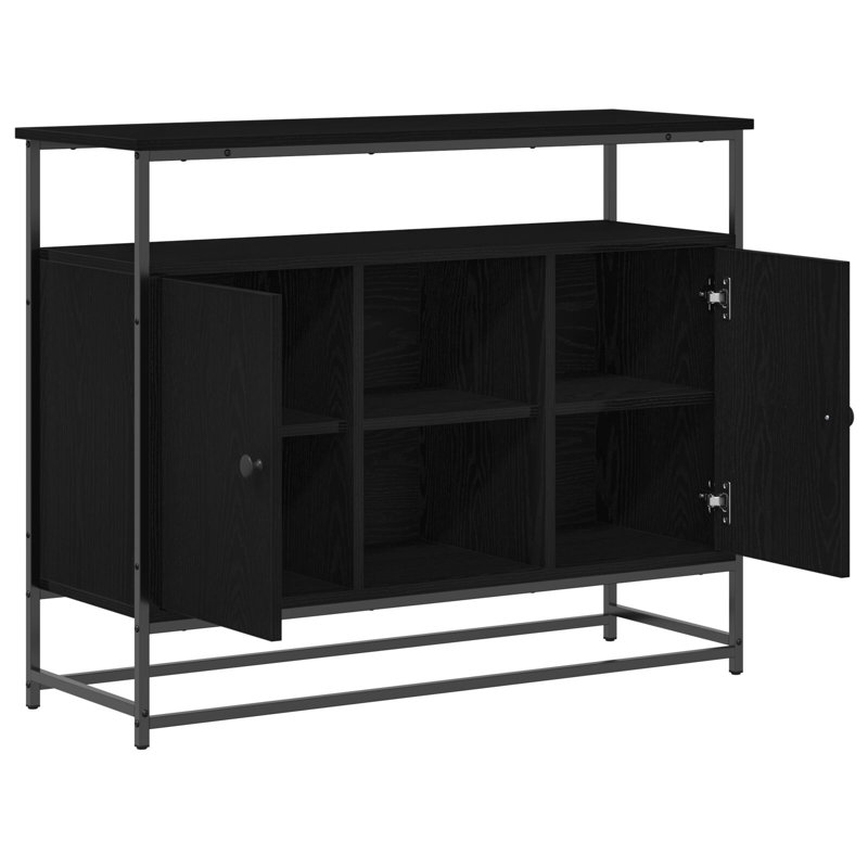 100cm Sideboard, Black Oak